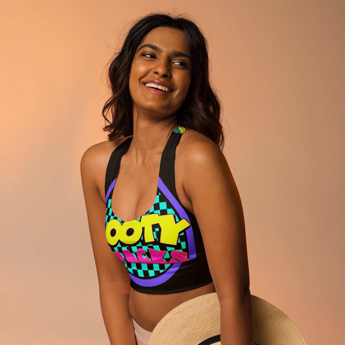 Bootysnacks 90s kid Longline sports bra