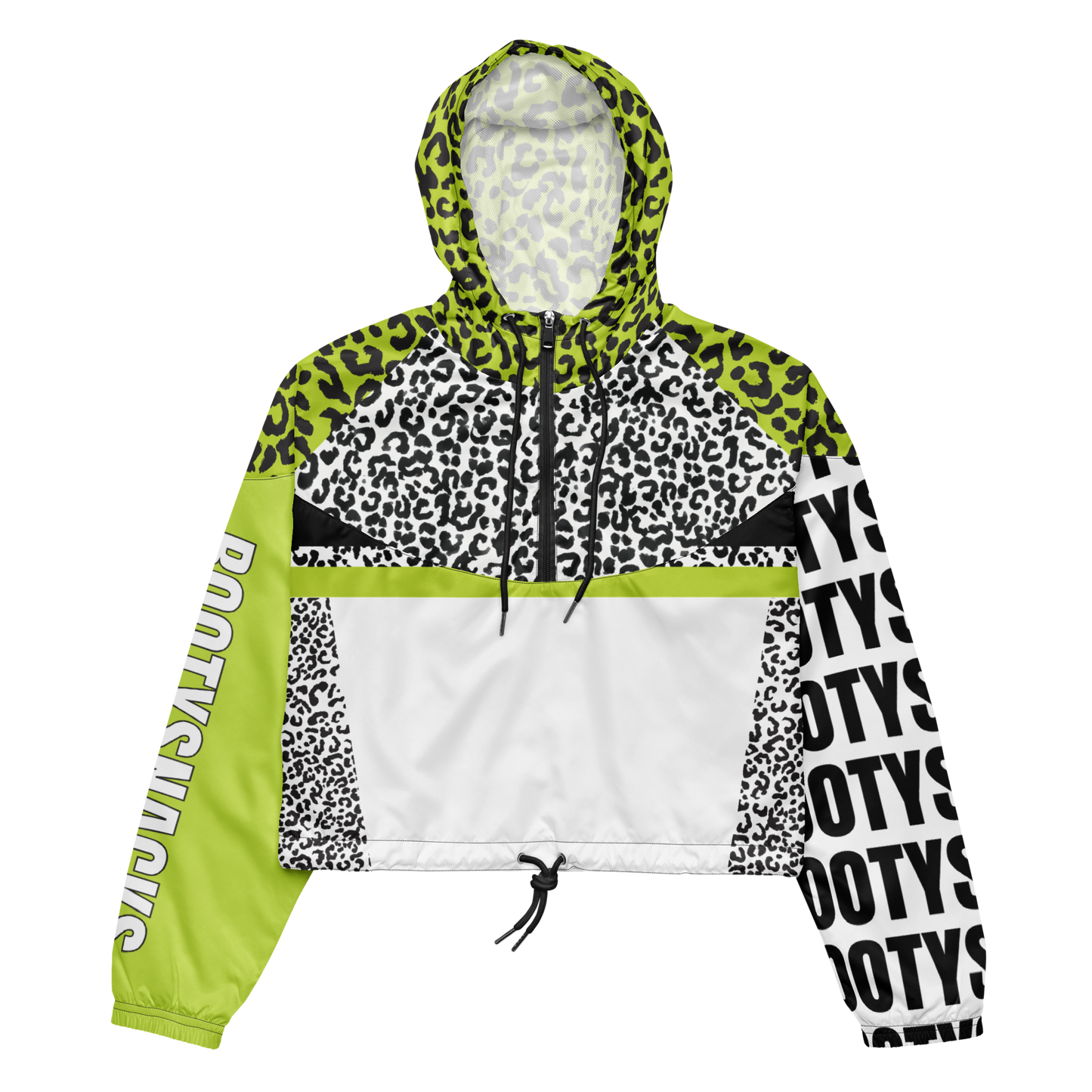 The “Ms Jacket Oh” BOOTYSNACKS cropped windbreaker