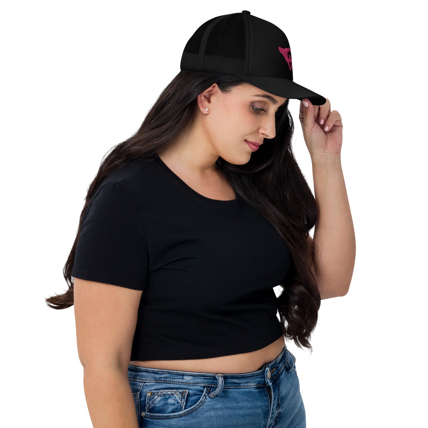 Yoni Mudra Embroidered Trucker Cap