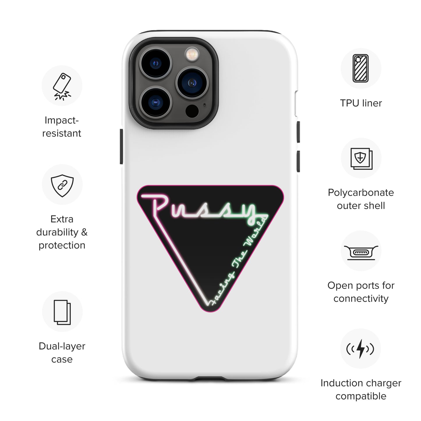 PFTW Neon Yoni Tough Case for iPhone®