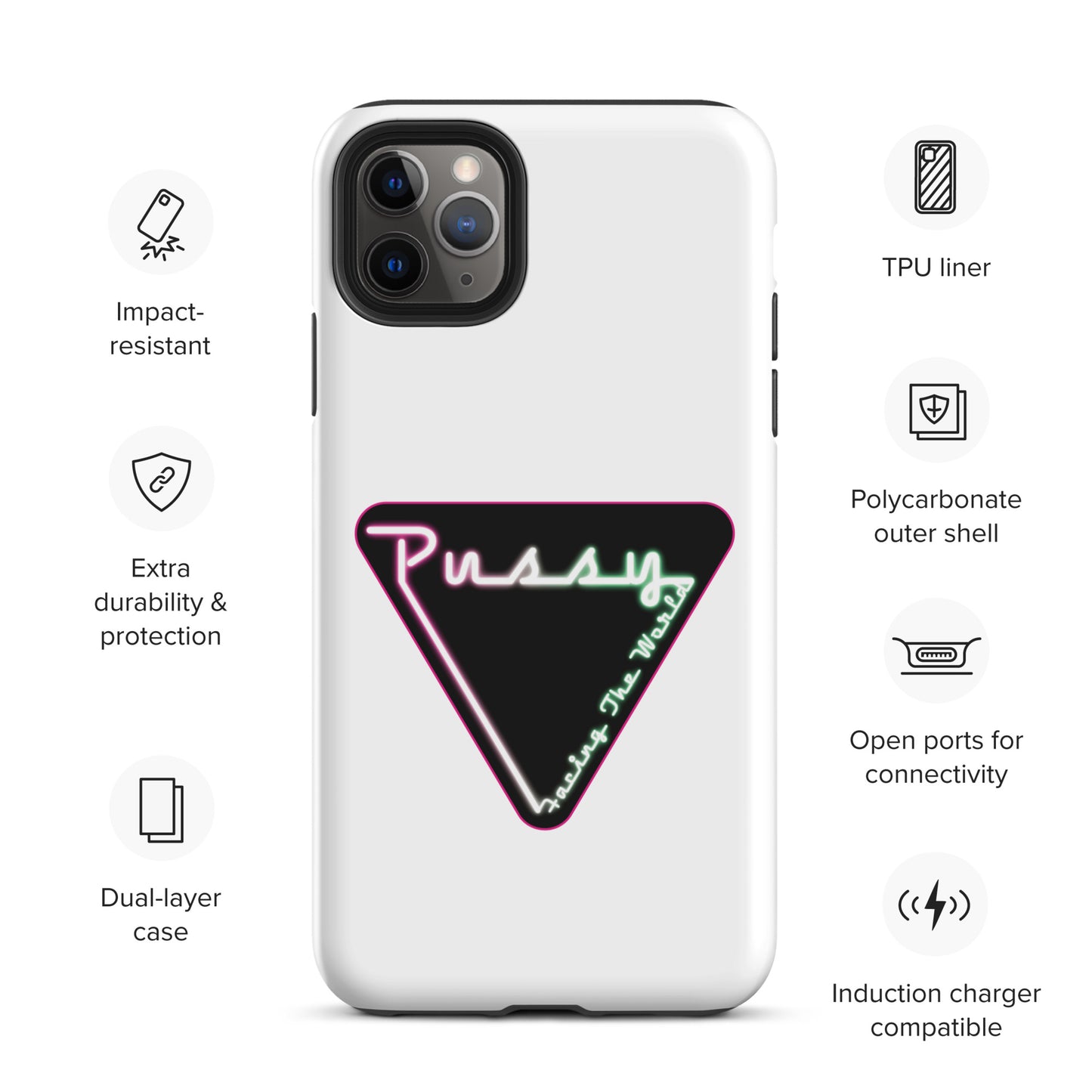 PFTW Neon Yoni Tough Case for iPhone®