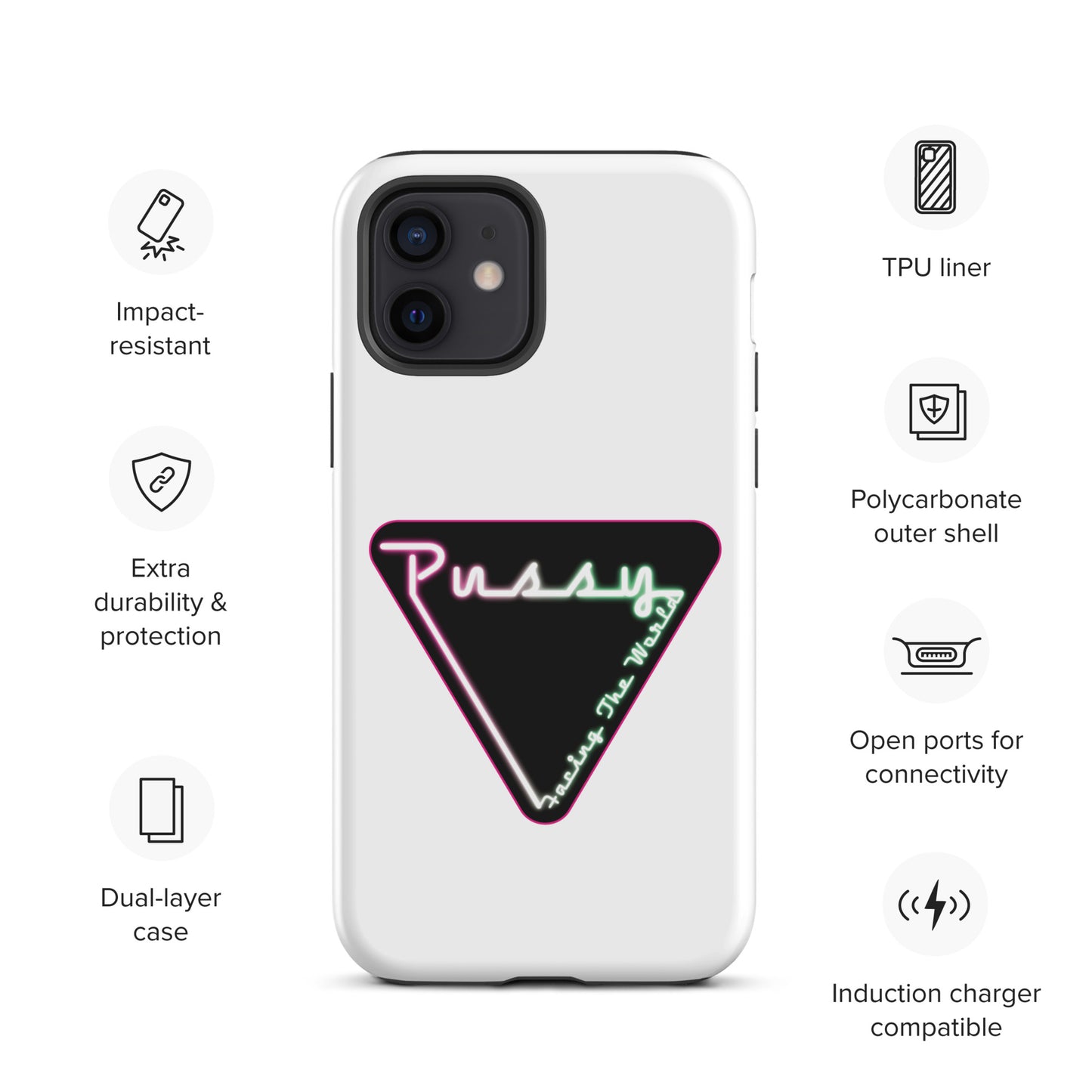 PFTW Neon Yoni Tough Case for iPhone®