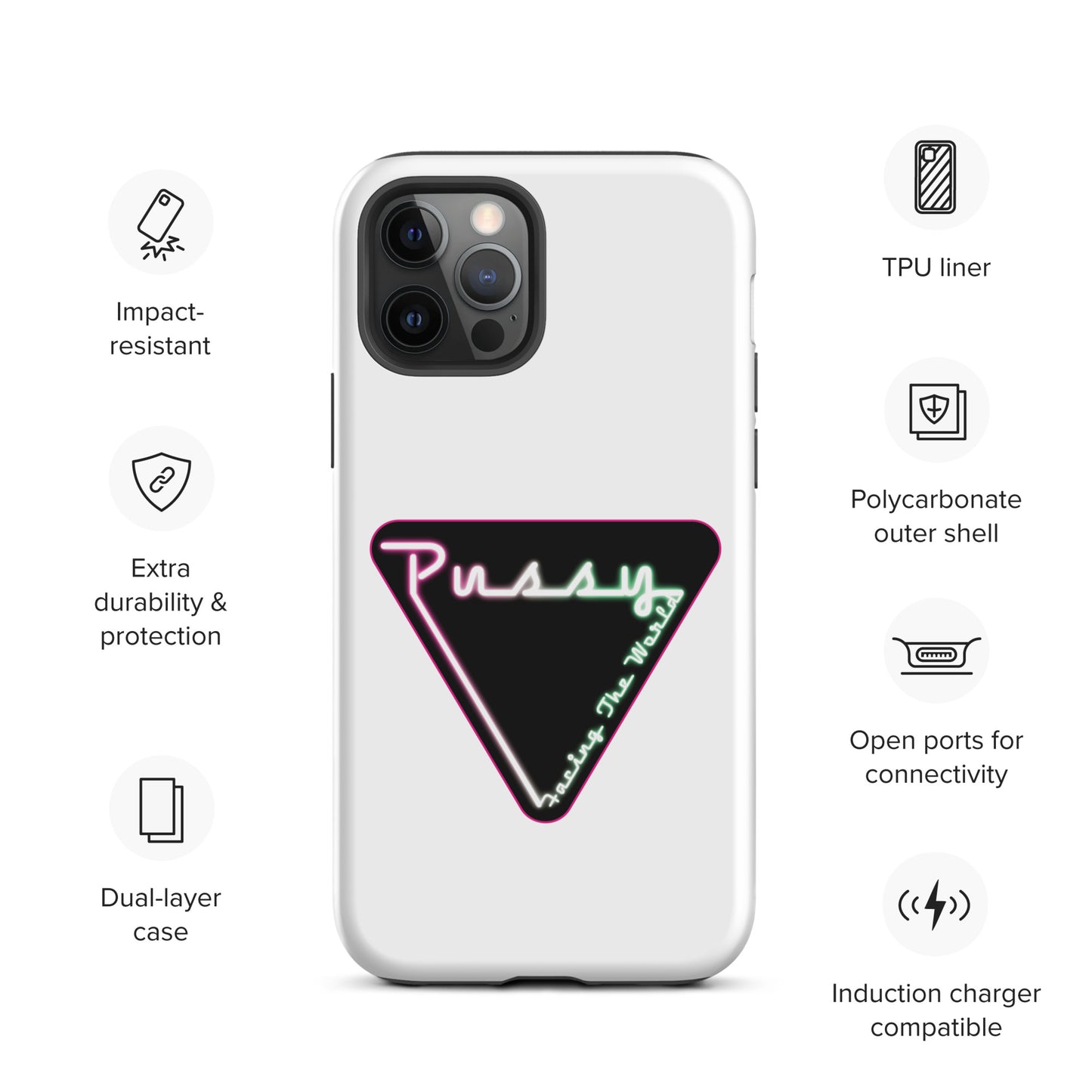 PFTW Neon Yoni Tough Case for iPhone®