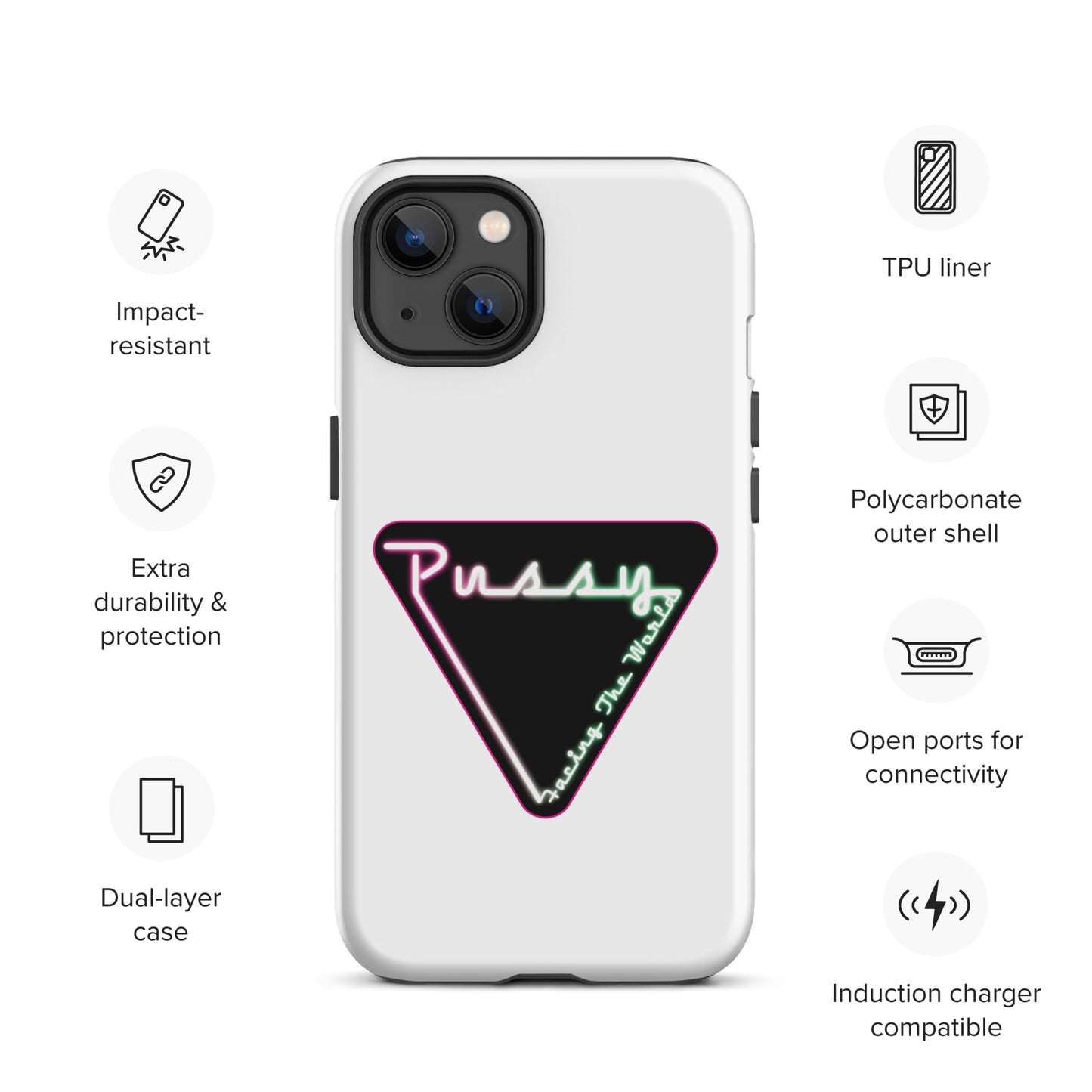 PFTW Neon Yoni Tough Case for iPhone®