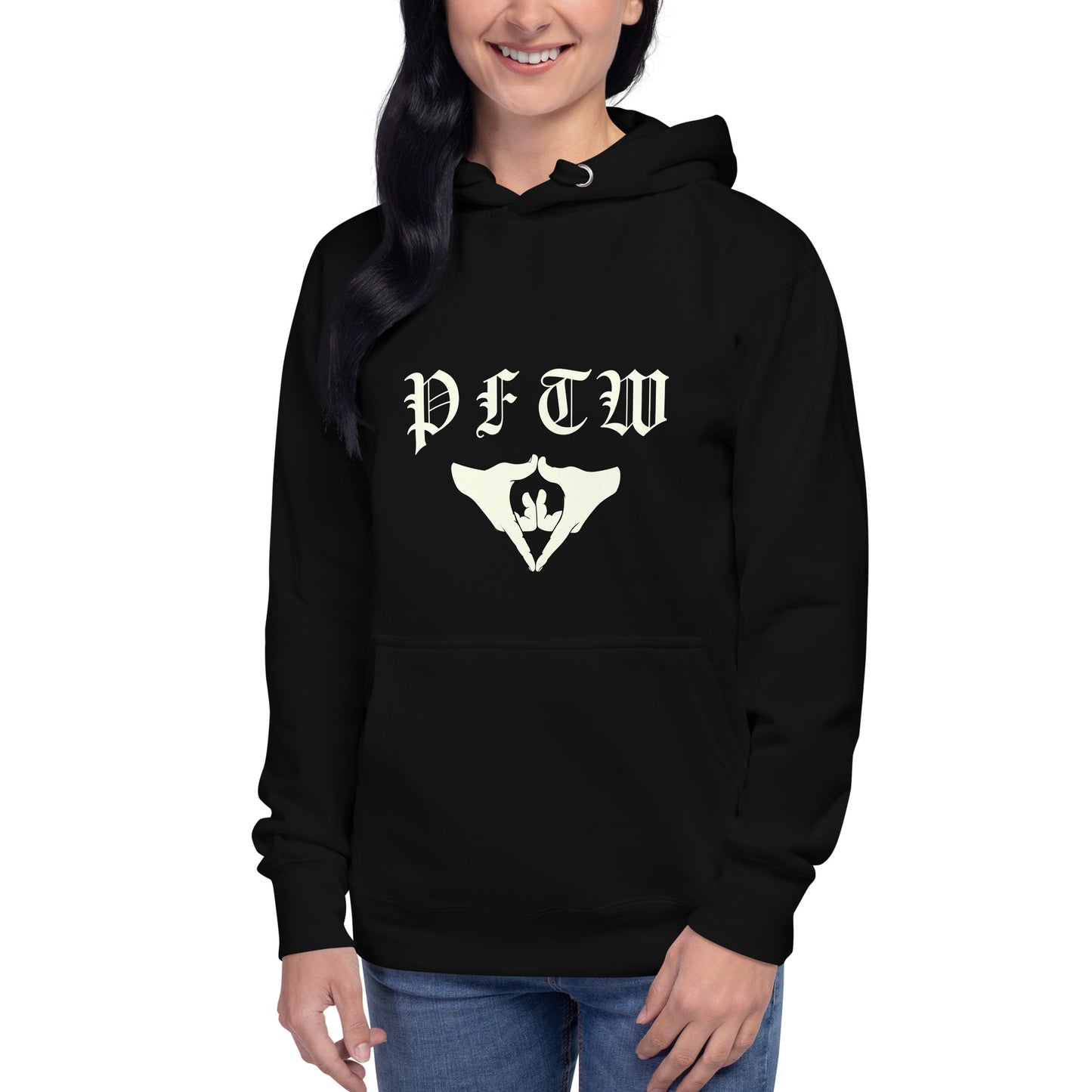 PFTW Old English Yoni Mudra Unisex Hoodie