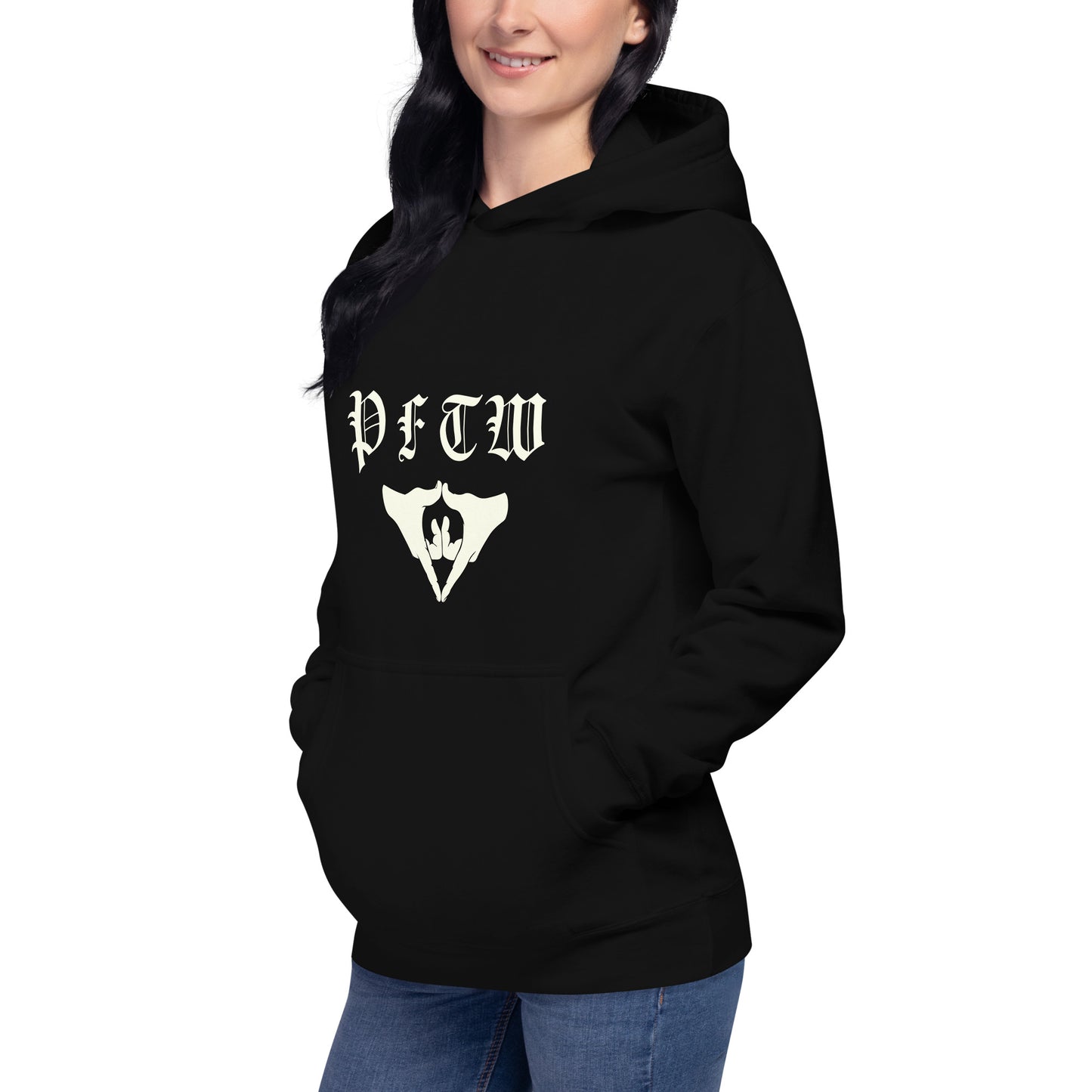 PFTW Old English Yoni Mudra Unisex Hoodie