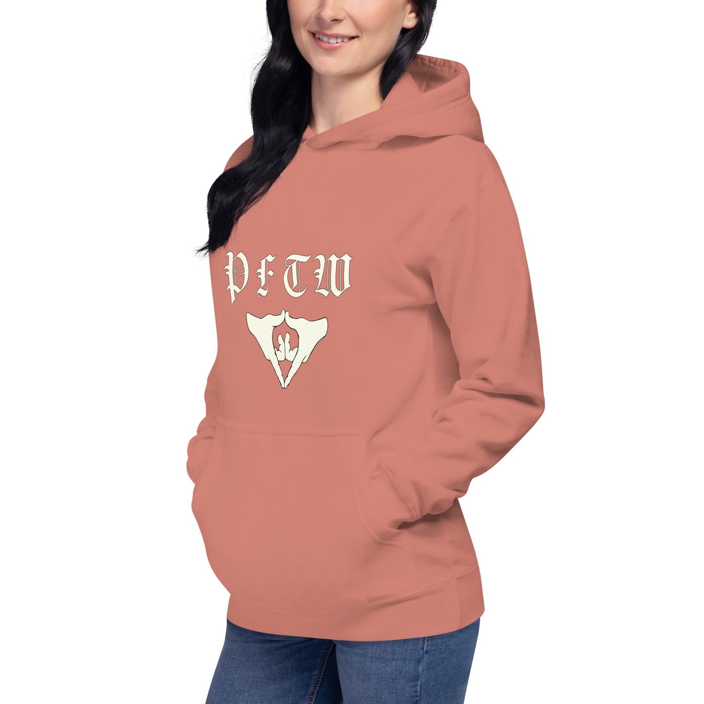 PFTW Old English Yoni Mudra Unisex Hoodie