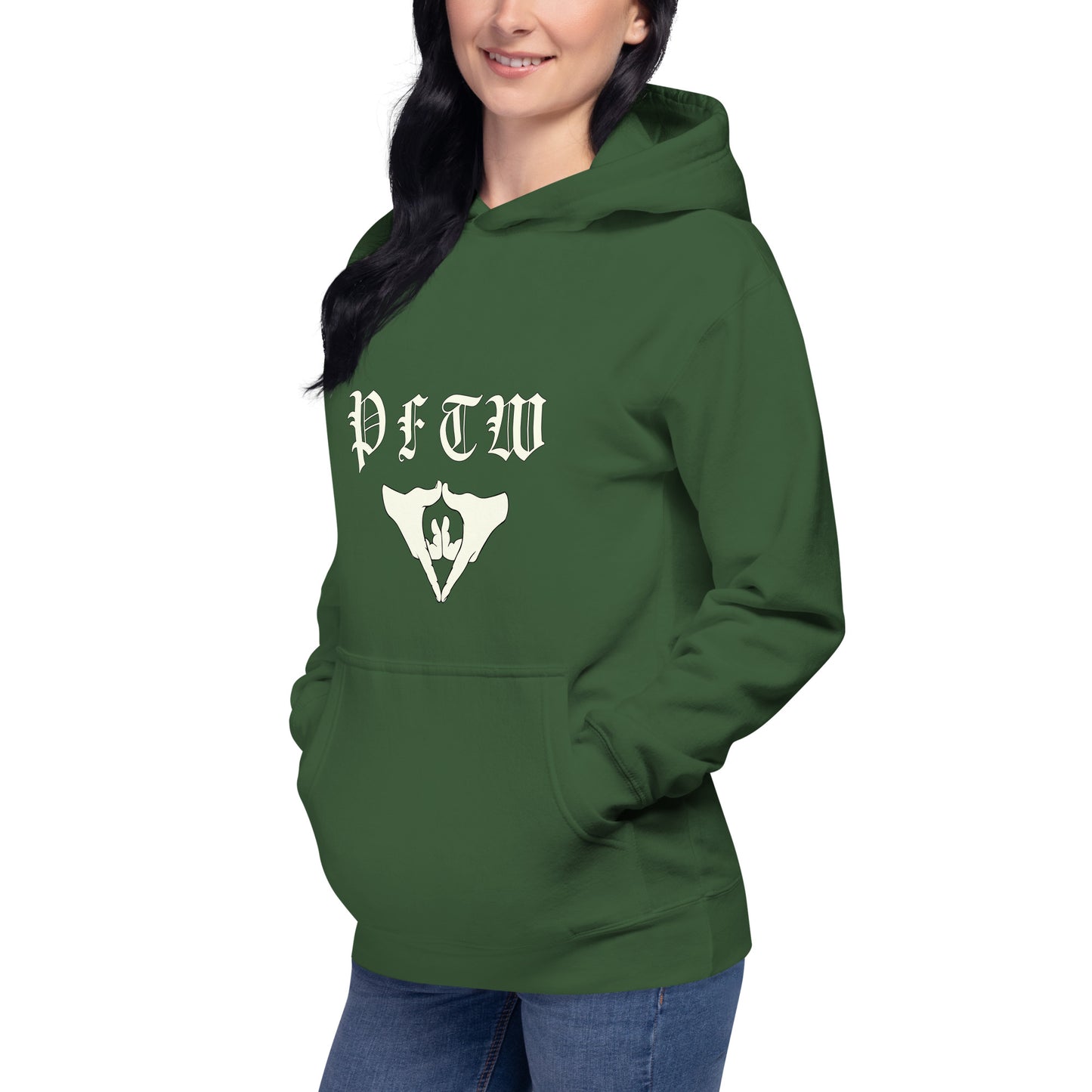 PFTW Old English Yoni Mudra Unisex Hoodie