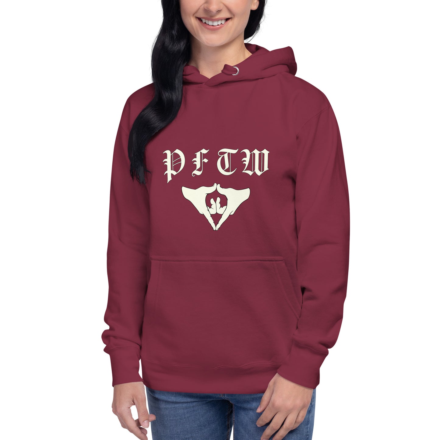 PFTW Old English Yoni Mudra Unisex Hoodie