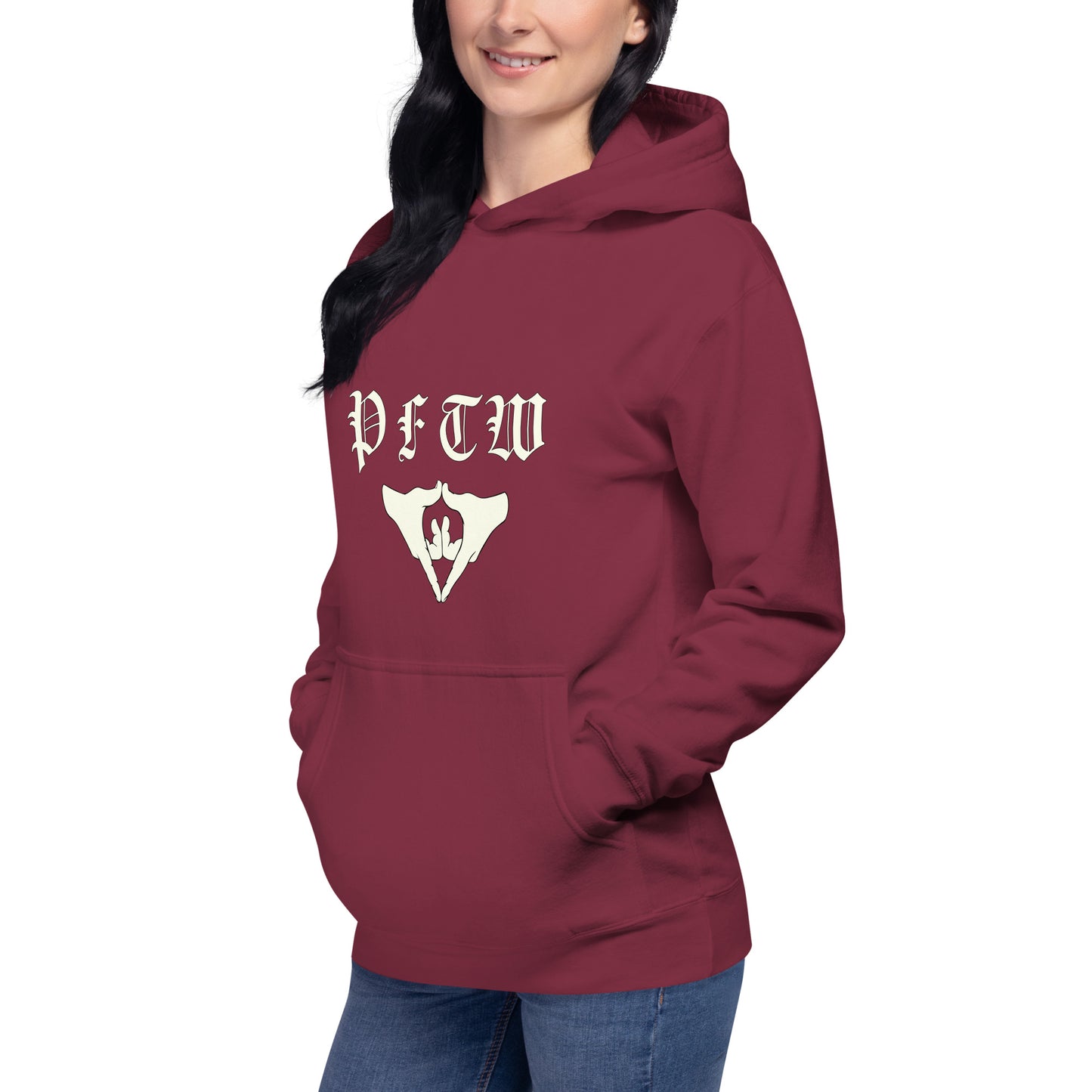 PFTW Old English Yoni Mudra Unisex Hoodie