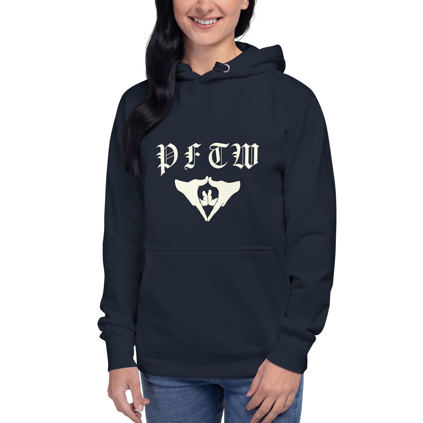 PFTW Old English Yoni Mudra Unisex Hoodie