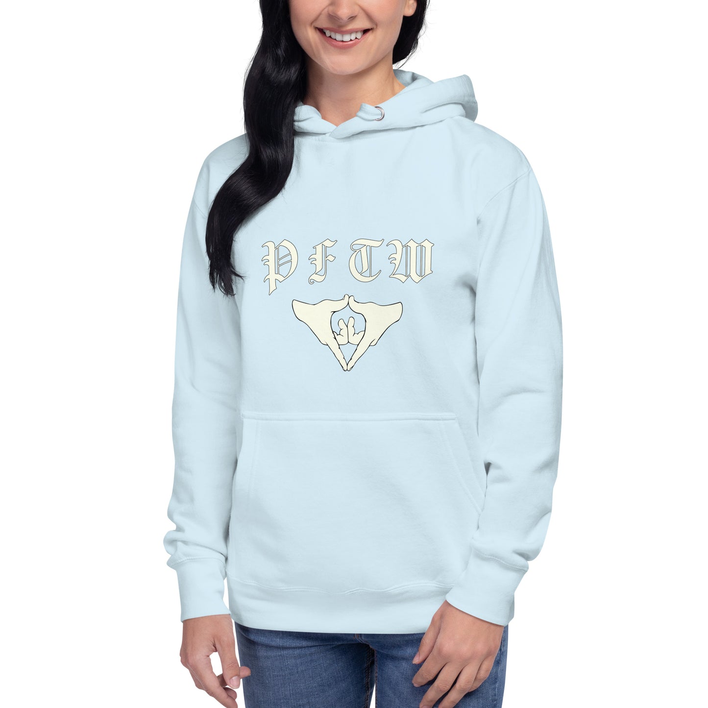 PFTW Old English Yoni Mudra Unisex Hoodie