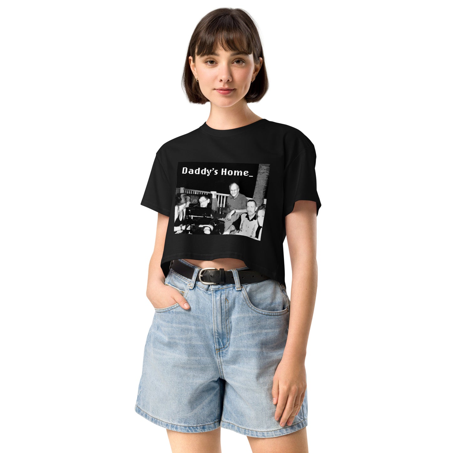 Daddy's Home Women’s crop top