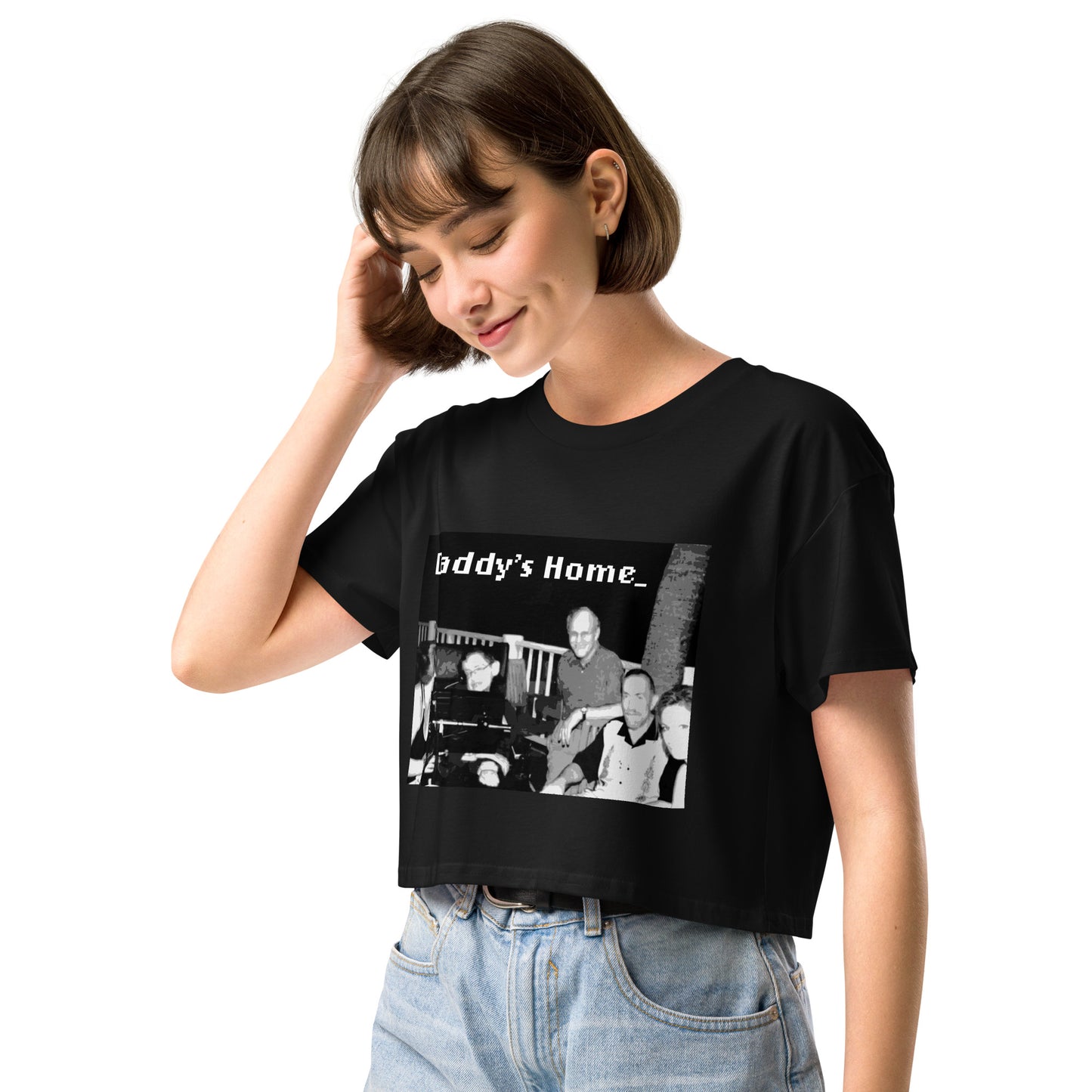 Daddy's Home Women’s crop top