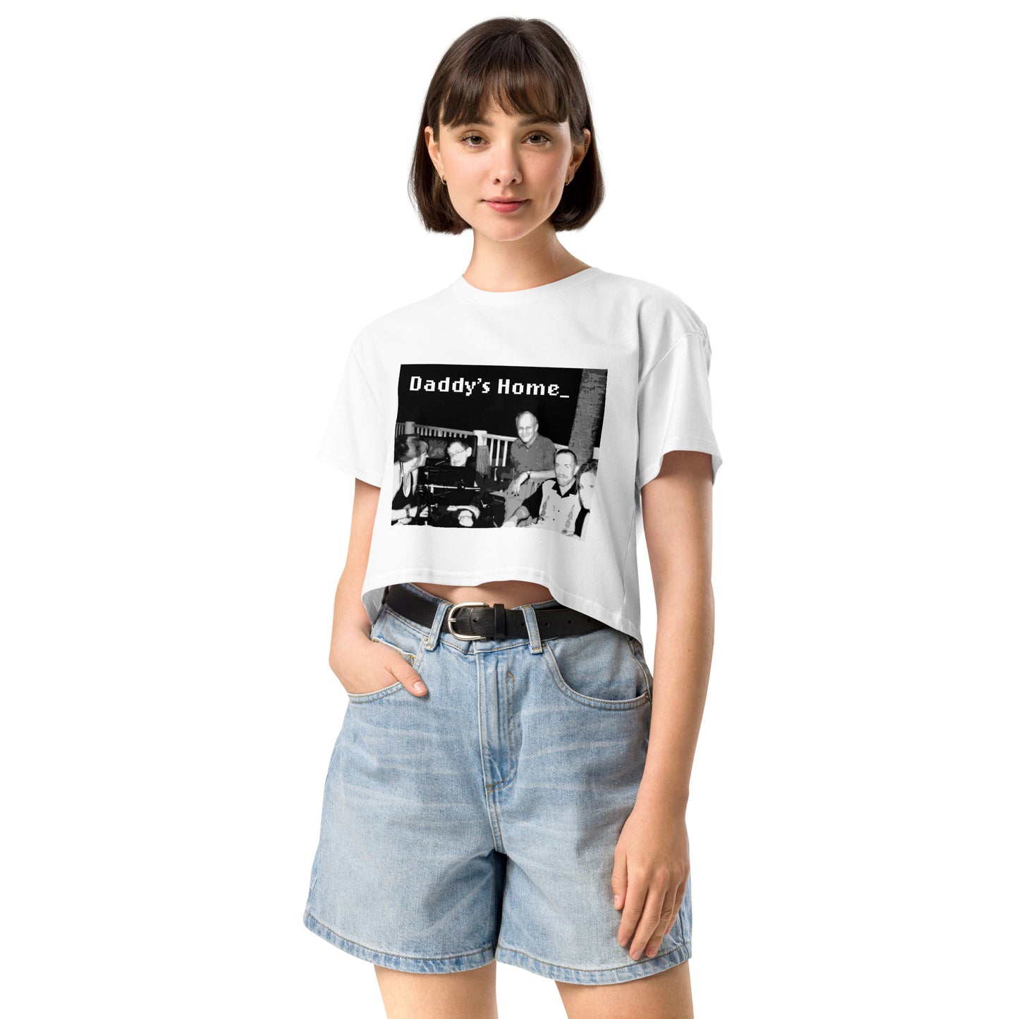 Daddy's Home Women’s crop top