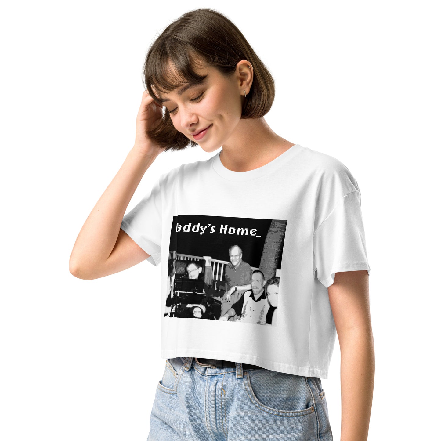 Daddy's Home Women’s crop top