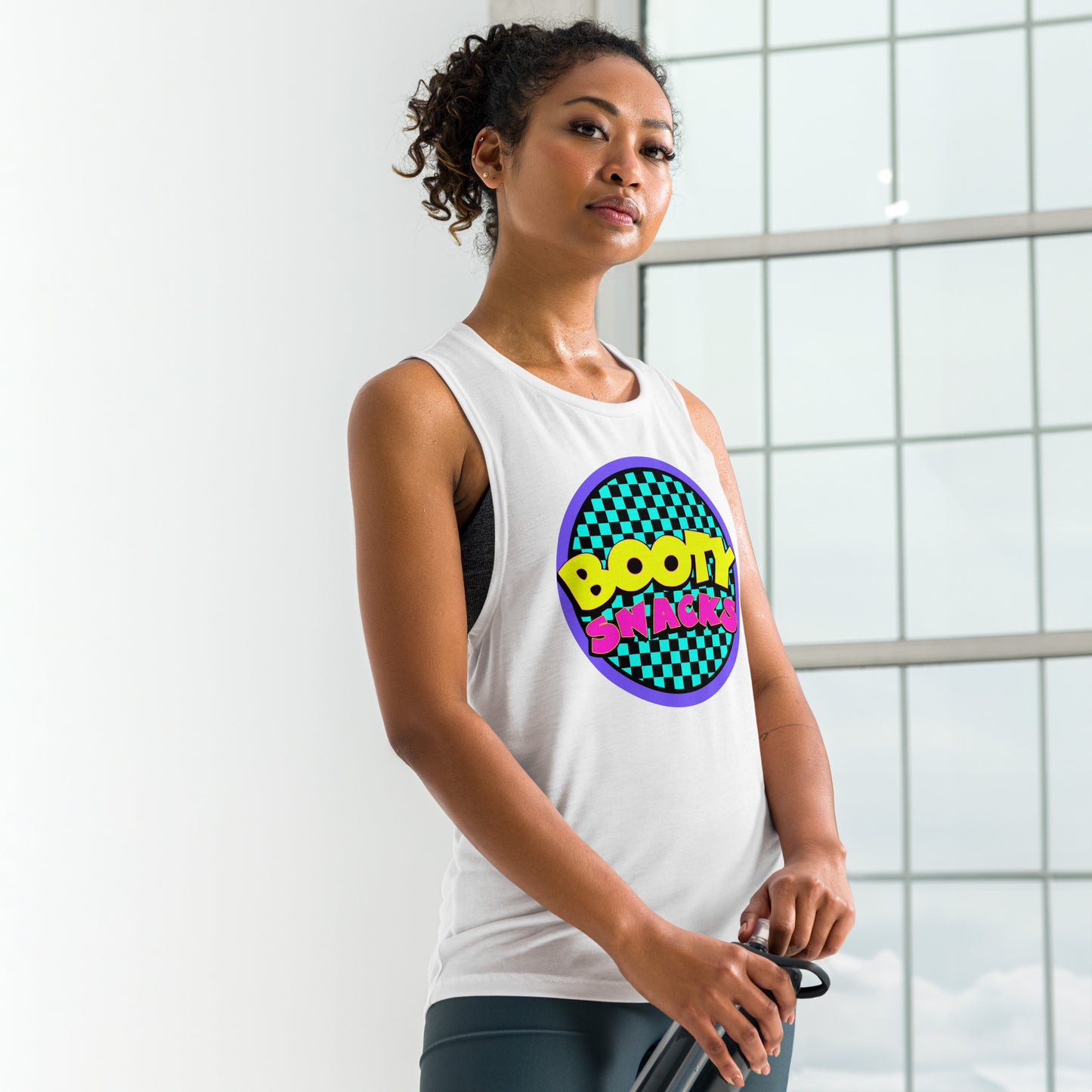 Bootysnacks 90s kid Ladies’ Muscle Tank